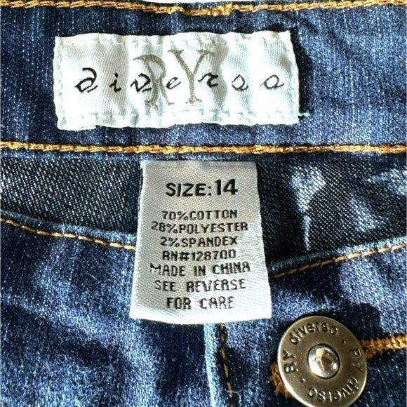 Women’s RY Diversa Denim Jeans Pockets Size 14 Waist 35" Sku 1485 - Picture 8 of 9